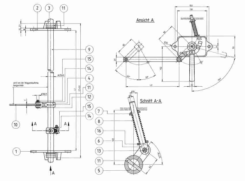 naprava za izmjenu upaljeno ugaseno UV 16
